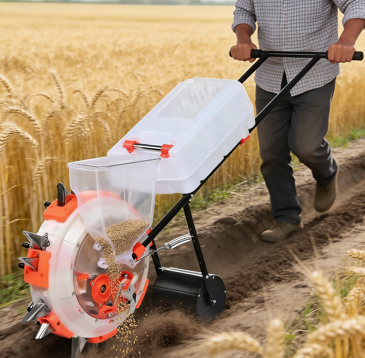 Manual Seeder Hand - Hand Push Manual Seeder - Manual