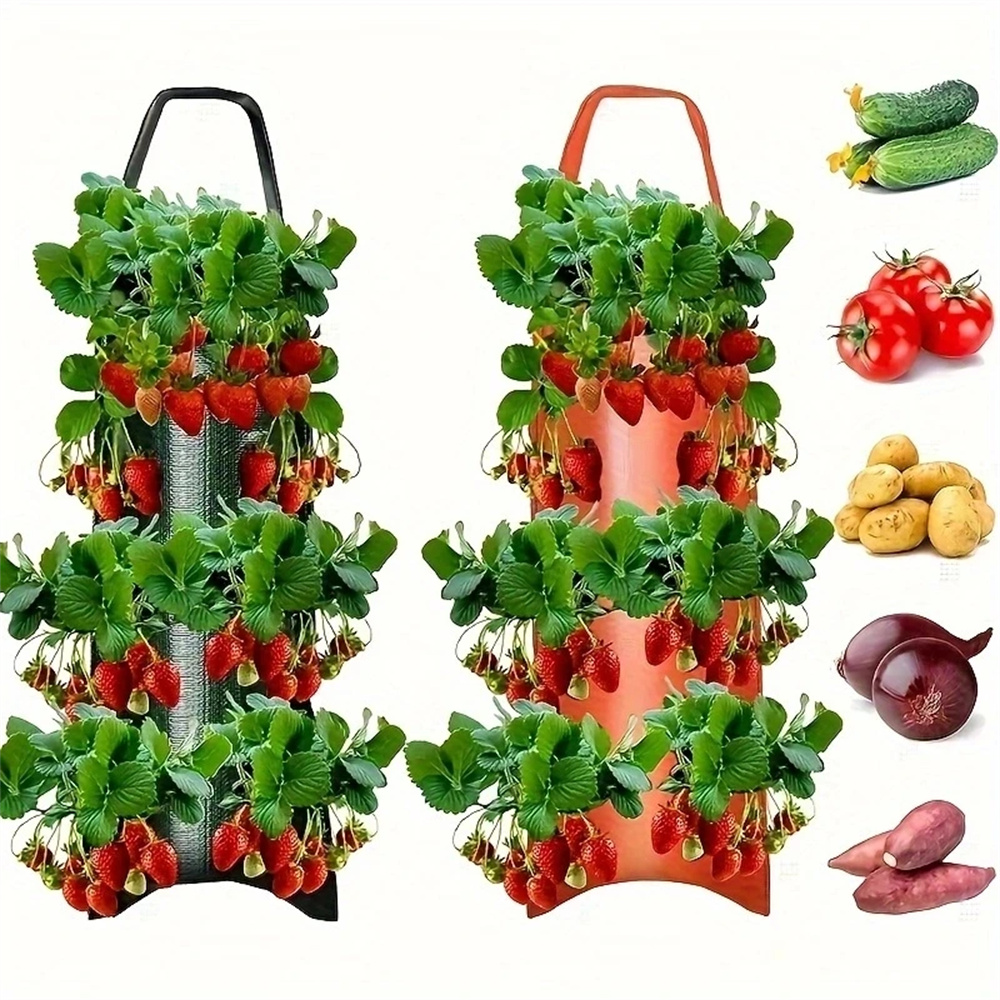 Agriculture Vertical Farming - 1PC Holes Hanging Strawberry Planting Bag