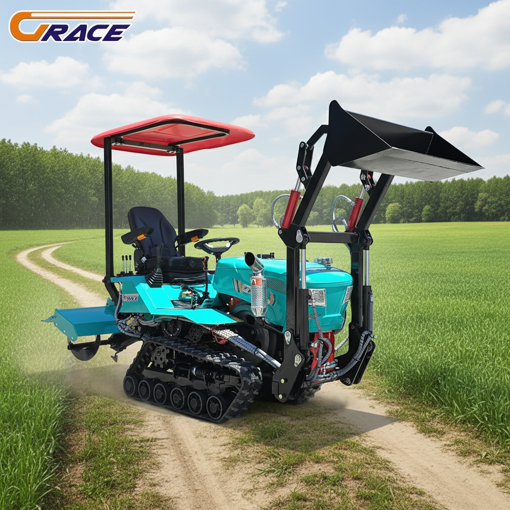 Agriculture Farming Work - Customize Crawler Farm Tractor High Efficiency