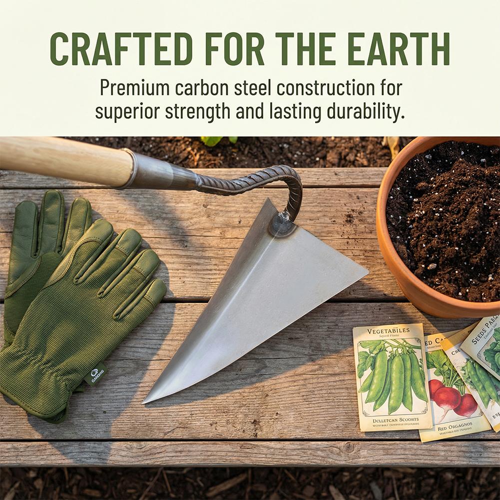 Farming Agriculture Land - Triangle Furrow Hoe High Carbon Steel