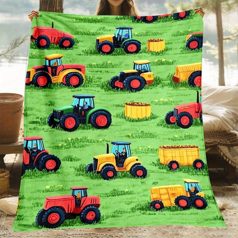 Agriculture Farming For Kids - 1pc Tractor Farm Vehicles Green Field