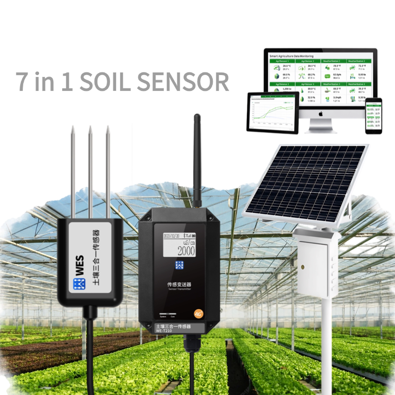 Agriculture Farming Kit - Soil Testing Kit Moisture Sensor 7in1