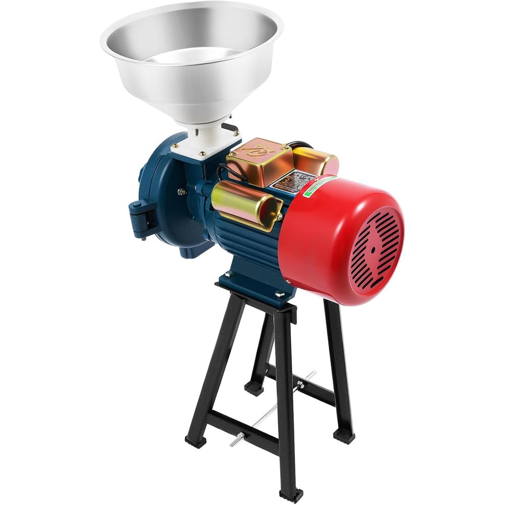 Grain Mill Grinder - Heavy-Duty 220V 2200W Commercial Wet/Dry Grain