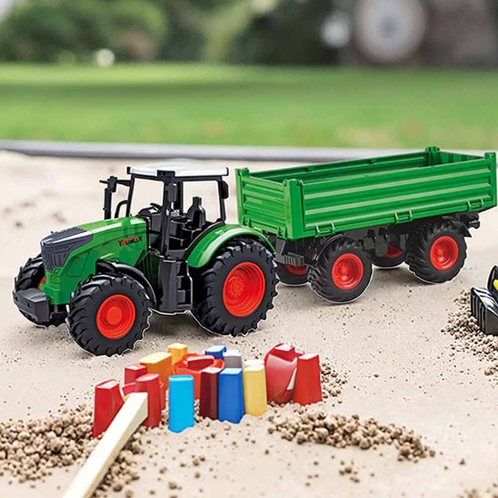 Farm TractorModel Car  with Tr - Agriculture Farming For Kids บทวิจารณ์และราคา