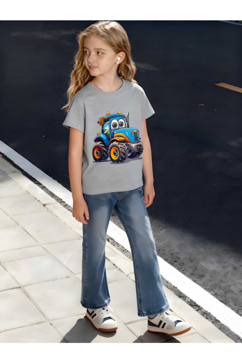 ​Kids Children's Cotton T-Shir - Agriculture Farming For Kids บทวิจารณ์และราคา