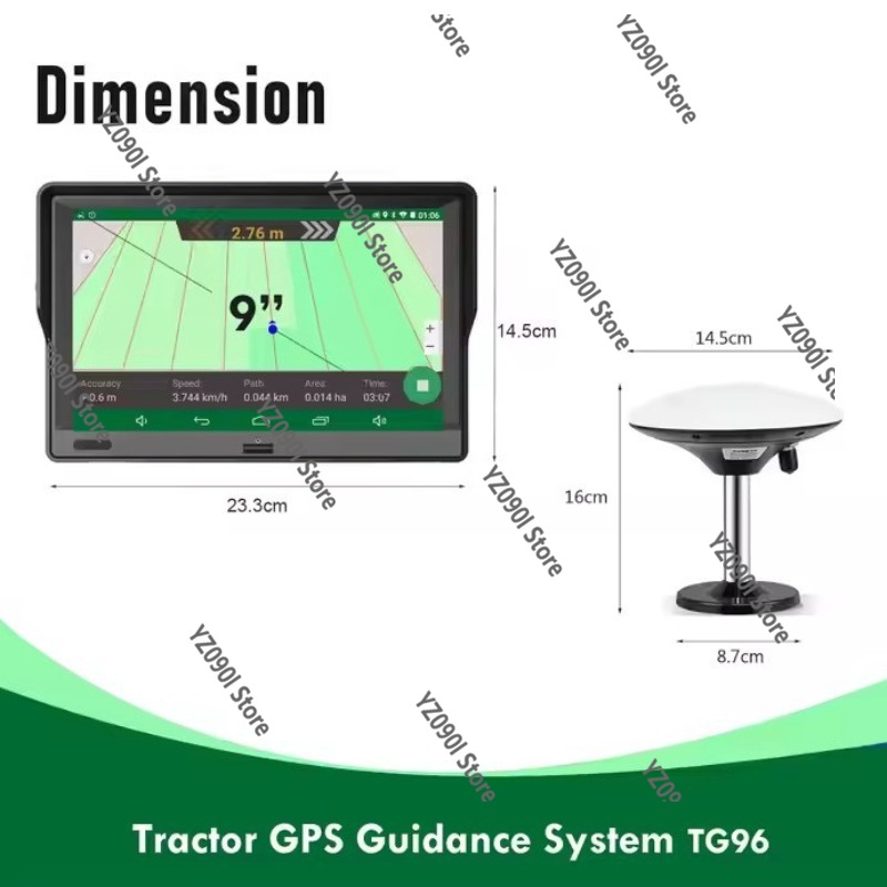 9 Inch Agricultural GPS Naviga - Agriculture Farming Work บทวิจารณ์และราคา