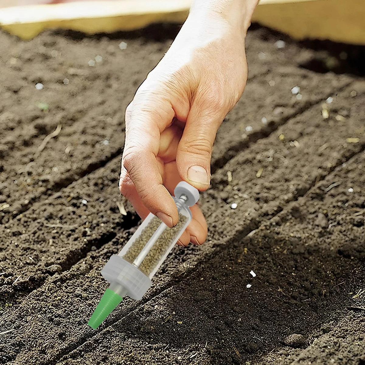 Mini Sowing Seed Dispenser Man - Manual Seeder Hand บทวิจารณ์และราคา