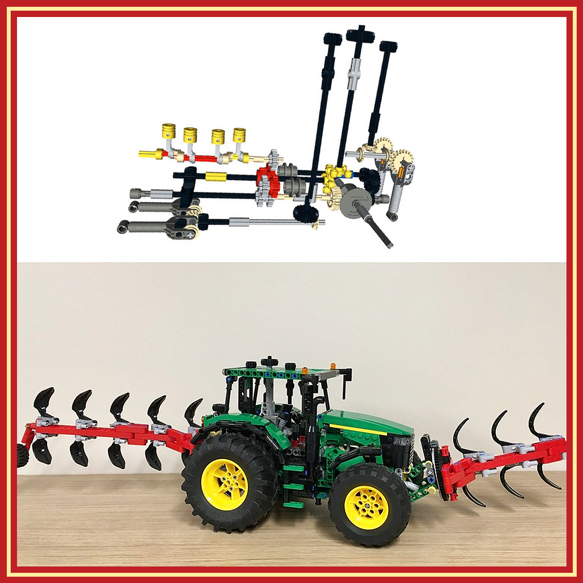 Heavy-Duty Farm Tractor & Trai - Agriculture Farming Kit บทวิจารณ์และราคา