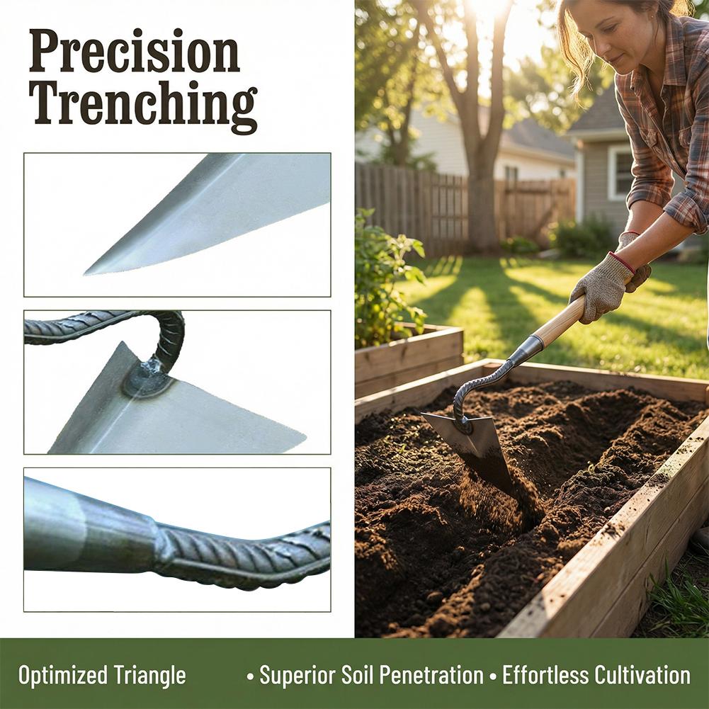 Triangle Furrow Hoe High Carbo - Farming Agriculture Land บทวิจารณ์และราคา