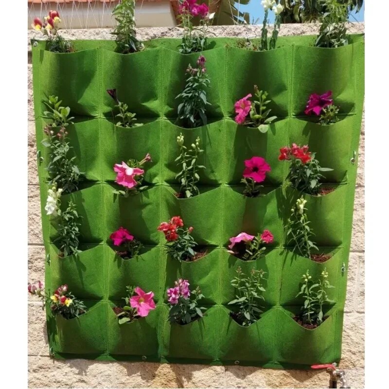 NEW Wall Hanging Pockets Plant - Agriculture Vertical Farming บทวิจารณ์และราคา