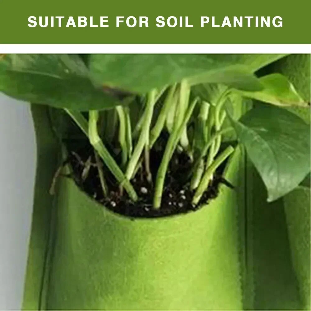 NEW Wall Hanging Pockets Plant - Agriculture Vertical Farming บทวิจารณ์และราคา
