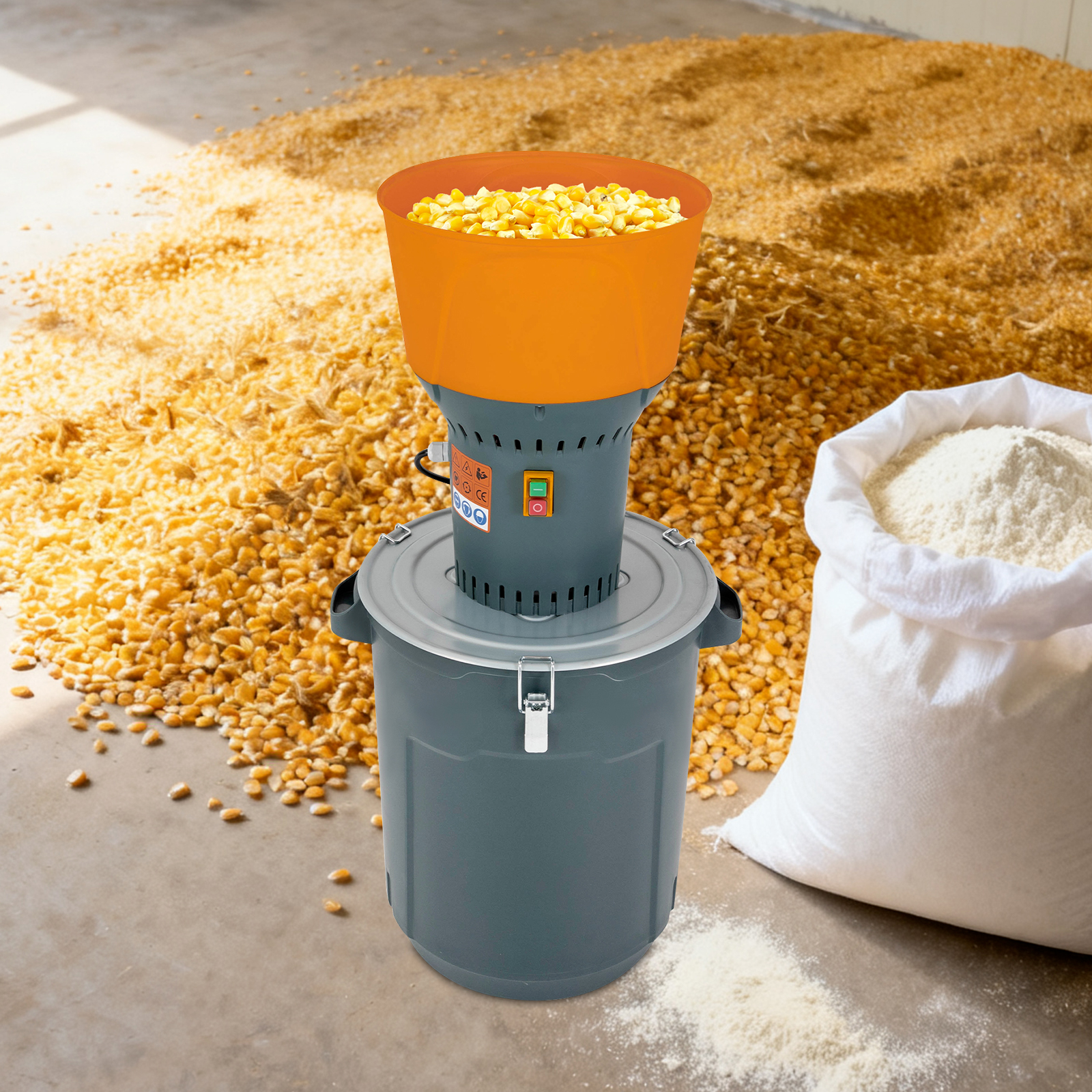 13.2 Gallons (50L) Electric Gr - Grain Mill Grinder บทวิจารณ์และราคา