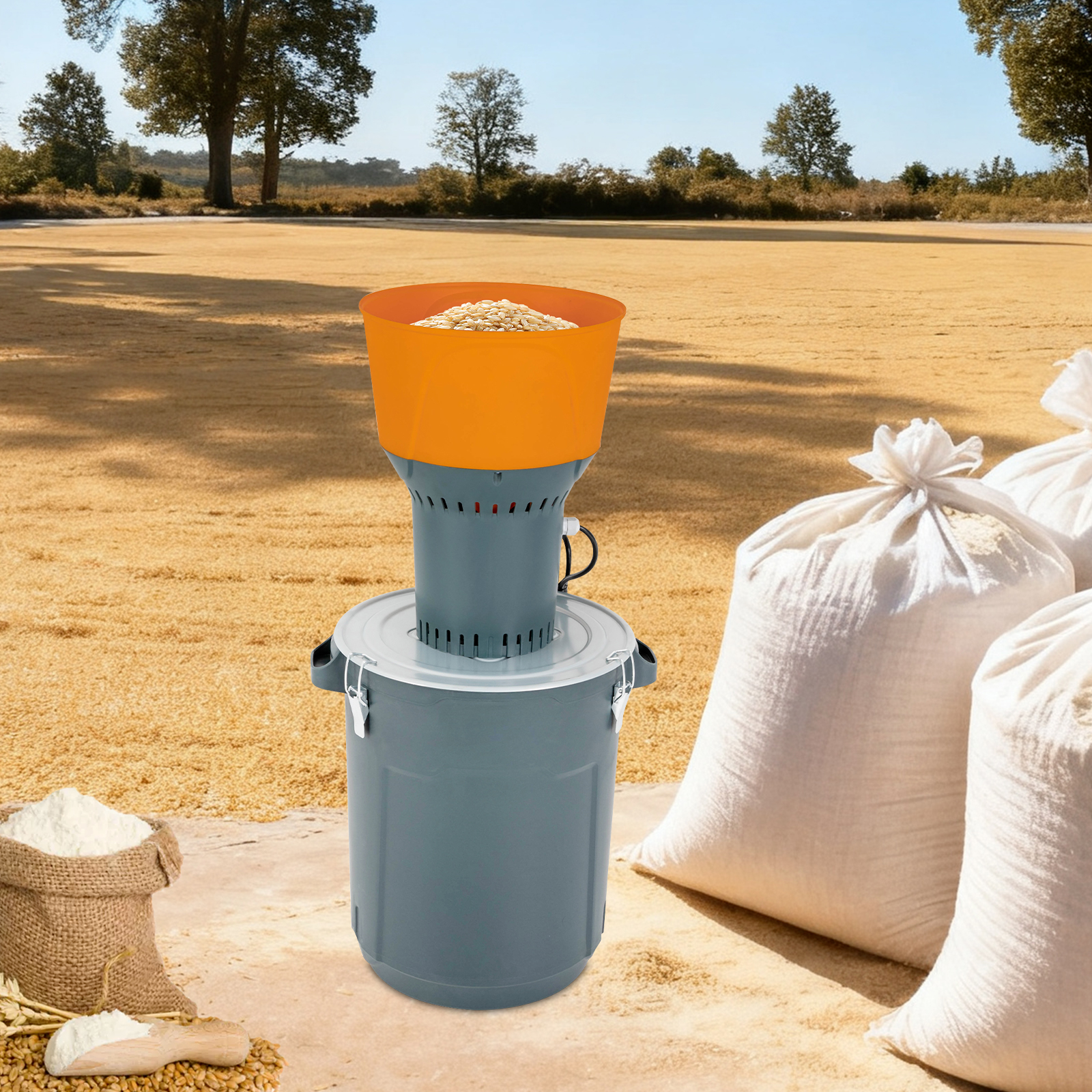 13.2 Gallons (50L) Electric Gr - Grain Mill Grinder บทวิจารณ์และราคา