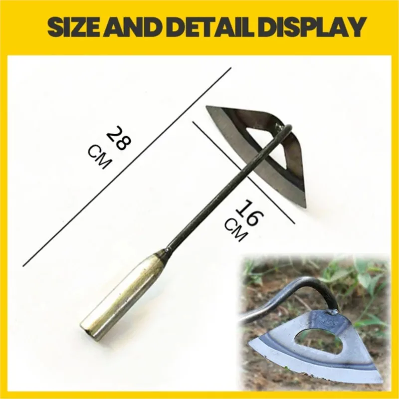All-Steel Hardened Hollow Hoe  - Agriculture Farming Vegetables บทวิจารณ์และราคา