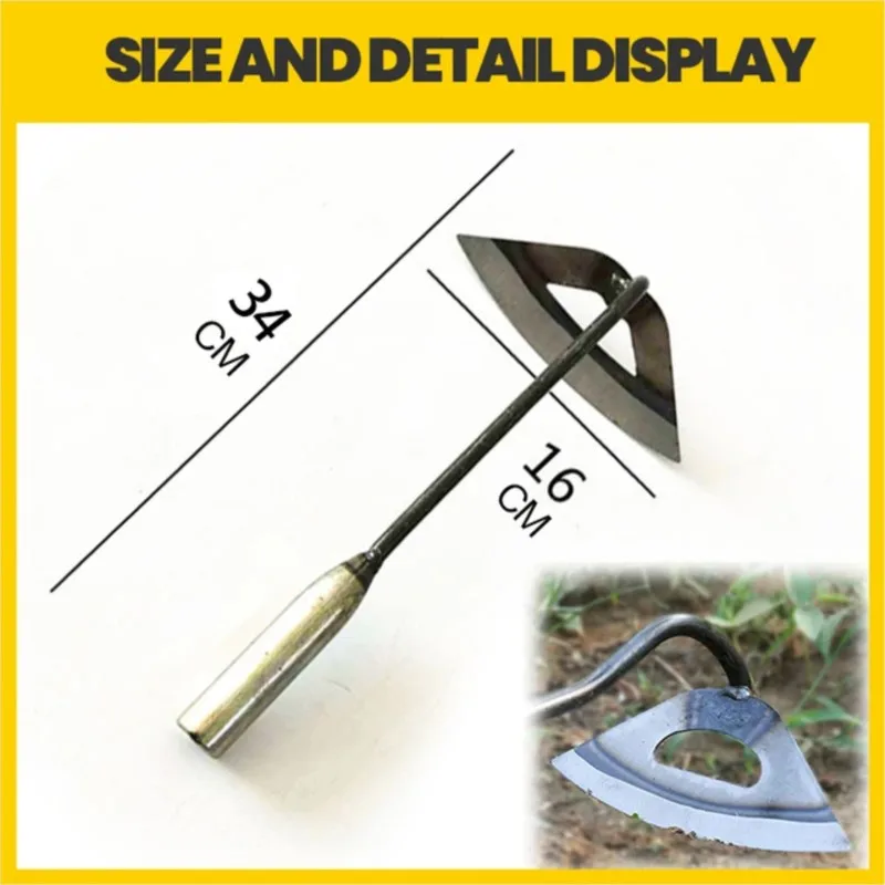 All-Steel Hardened Hollow Hoe  - Agriculture Farming Vegetables บทวิจารณ์และราคา