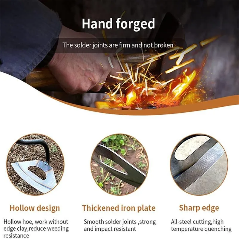 All-Steel Hardened Hollow Hoe  - Agriculture Farming Vegetables บทวิจารณ์และราคา