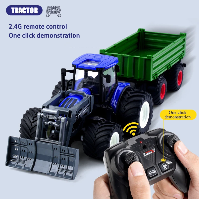1/24 RC Tractor Trailer Truck  - Agriculture Farming For Kids บทวิจารณ์และราคา