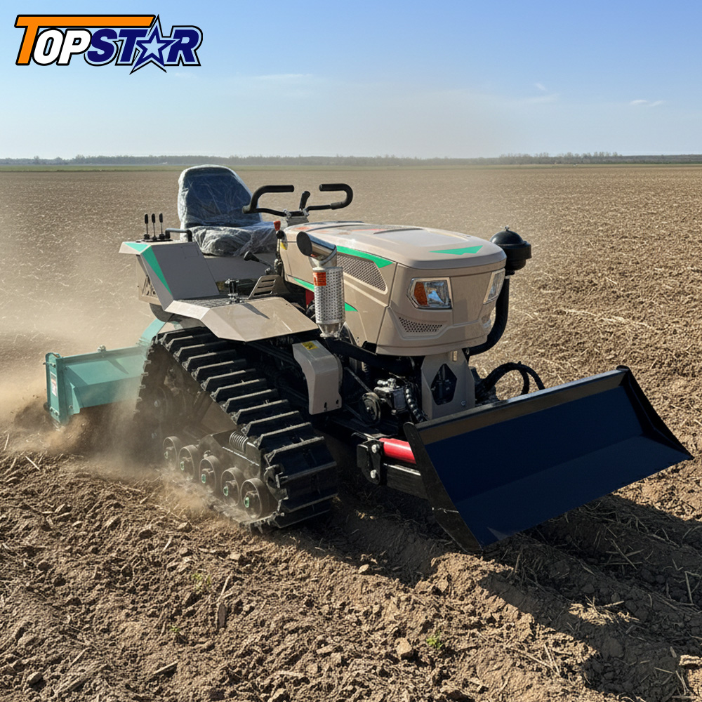 Agricultural Crawler Tractor 4 - Agriculture Farming Work บทวิจารณ์และราคา