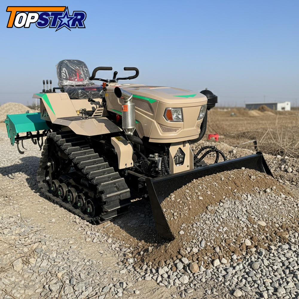 Agricultural Crawler Tractor 4 - Agriculture Farming Work บทวิจารณ์และราคา
