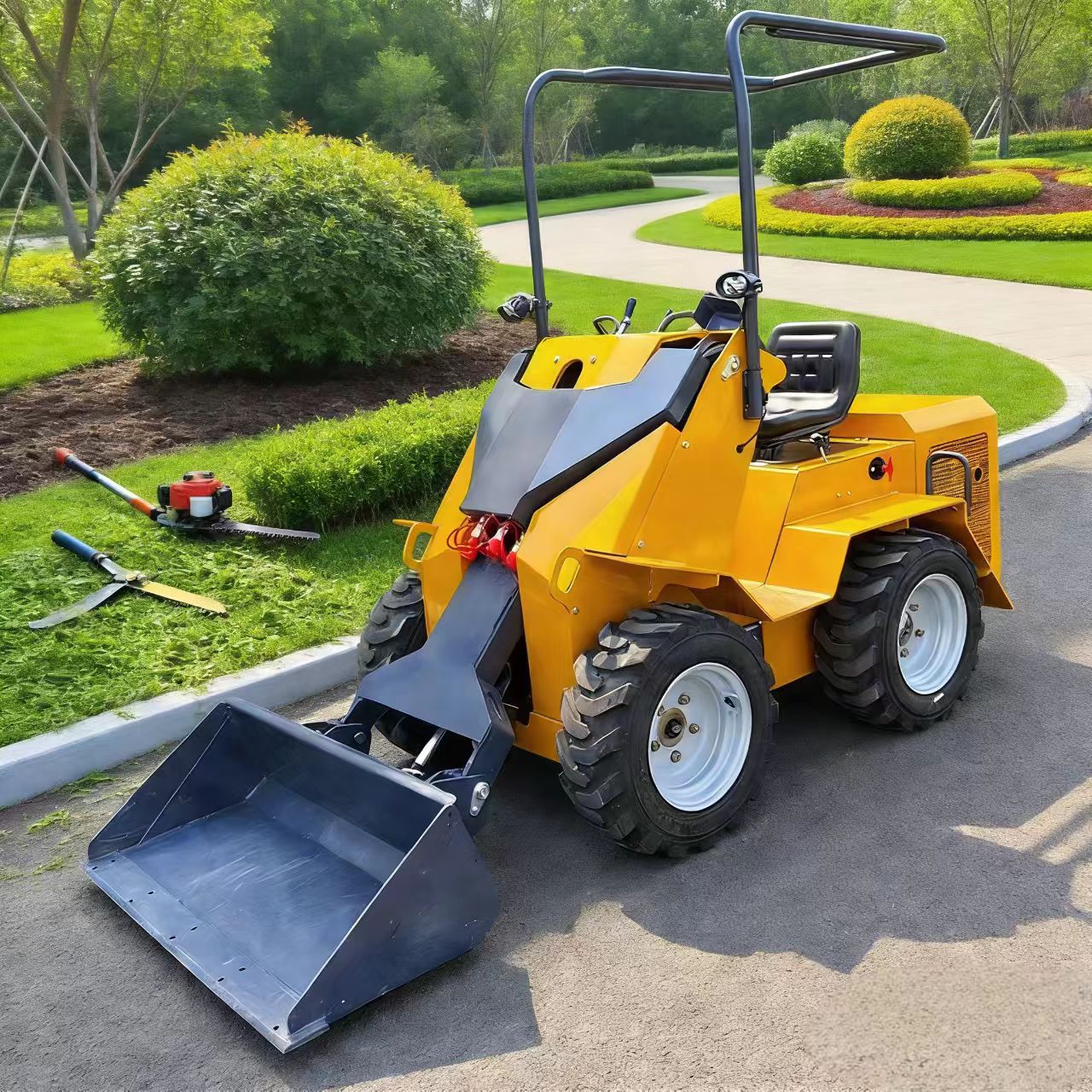 Customized Wheeled Skid Steer  - Farming Agriculture Land บทวิจารณ์และราคา