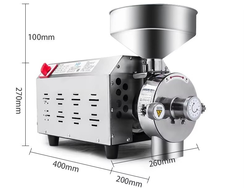 50-300 Mesh Commercial Micron  - Grain Mill Grinder บทวิจารณ์และราคา