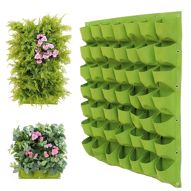 NEW Wall Hanging Pockets Plant - Agriculture Vertical Farming บทวิจารณ์และราคา