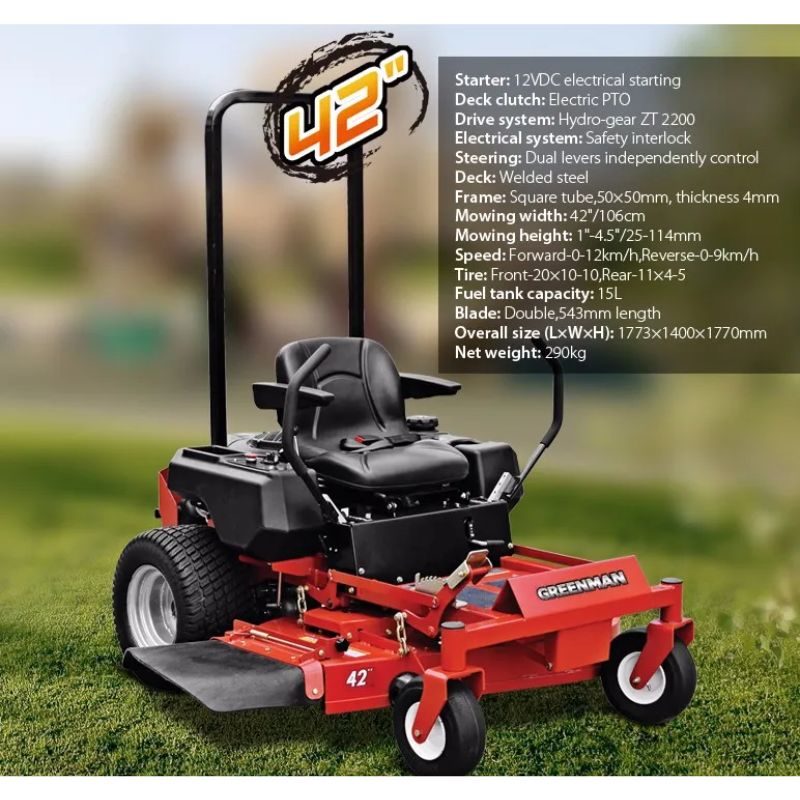 Ride on Tractor Zero Turn Lawn - Farming Zero บทวิจารณ์และราคา